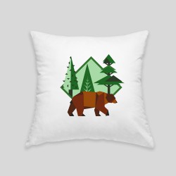 Studio Design - Coussin ours brun